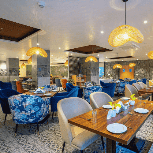 Hotel Anuttara dining setup